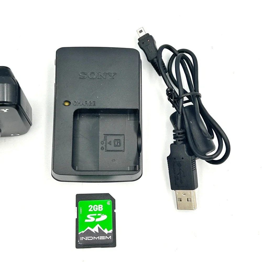 Sony Cyber-shot DSC-H90 Digital Camera Black 16.1MP 16x Optical Zoom Bundle EUC